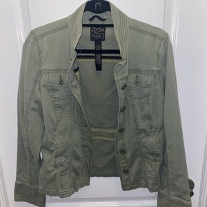 Lucky Brand Army Green Cargo Jacket